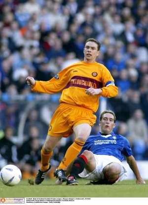 Heyday: Derek Adams was at his best in his time at Motherwell (Action Images / Andy Couldridge)